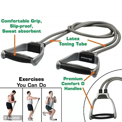 Rope Toning Bands for Physical Therapy, Stretching, Home Fitness, Yoga Resistance Tube-thumb2
