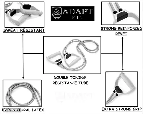 Rope Toning Bands for Physical Therapy, Stretching, Home Fitness, Yoga Resistance Tube-thumb4