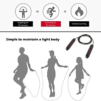 Skipping Rope for Men, Women  Children - Jump Rope for Exercise Workout Freestyle Skipping Rope  (Length: 280 cm)-thumb2