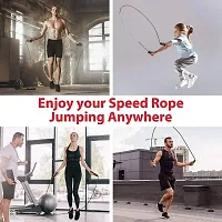 Skipping Rope for Men, Women  Children - Jump Rope for Exercise Workout Freestyle Skipping Rope  (Length: 280 cm)-thumb4