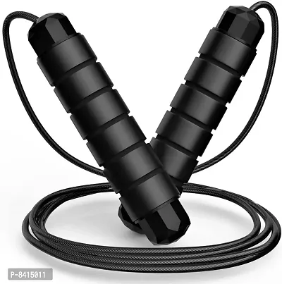 Skipping Rope for Men, Women  Children - Jump Rope for Exercise Workout Freestyle Skipping Rope  (Length: 280 cm)-thumb0