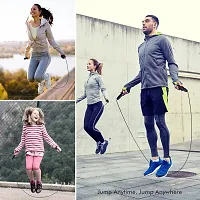 Skipping Rope for Men, Women  Children - Jump Rope for Exercise Workout Freestyle Skipping Rope  (Length: 280 cm)-thumb1