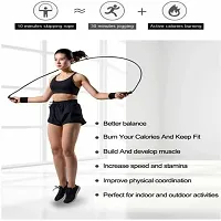 Skipping Rope for Men, Women  Children - Jump Rope for Exercise Workout Freestyle Skipping Rope  (Length: 280 cm)-thumb3