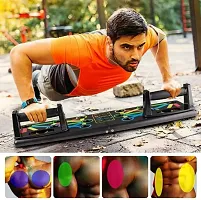 10in1Portable PushUp Board with Strong GripHandle for ChestPress HomeGym Exercise Push-up Bar-thumb1