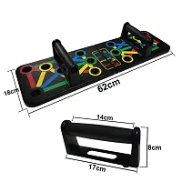 10in1Portable PushUp Board with Strong GripHandle for ChestPress HomeGym Exercise Push-up Bar-thumb1