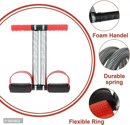 Double Spring Tummy Trimmer For Men  Women, Abs Exerciser For Home  Gym Use. Ab Exerciser  (Red, Black)-thumb4