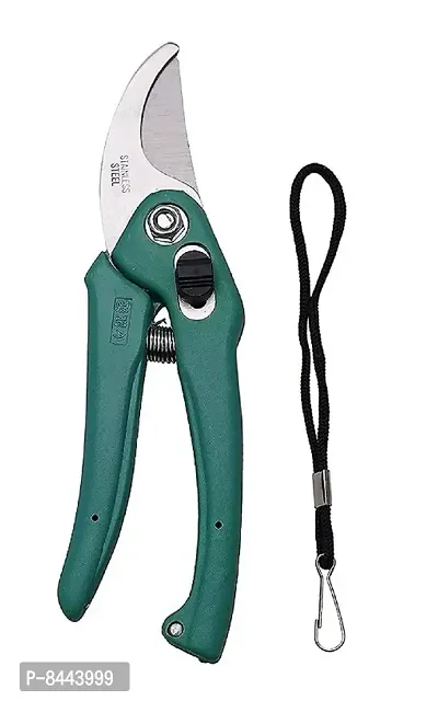 Garden Plant Branch Scissors Flower Cutting Cutter Pruning Bypass Secateurs Trimmer Carbon Steel Blade with Lock Set of 1 .-thumb0