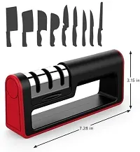 Upgraded Kitchen Knife Sharpener, 3-Stage Chef Knife Sharpener to Restore Non-Serrated Knife-thumb1