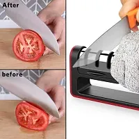 Upgraded Kitchen Knife Sharpener, 3-Stage Chef Knife Sharpener to Restore Non-Serrated Knife-thumb3