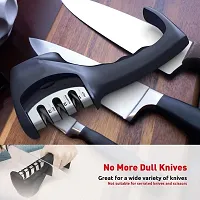 Small Knife Sharpener Manual 3 Stage Knife Sharpener Tool-thumb1