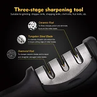 Small Knife Sharpener Manual 3 Stage Knife Sharpener Tool-thumb3