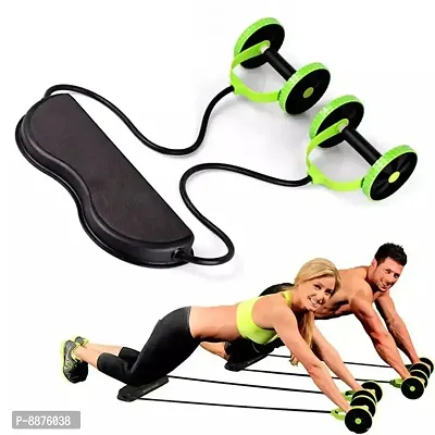 Revolex Xtreme Home Gym Complete Body Exercise Ab Exerciser  (Black, Green)-thumb3