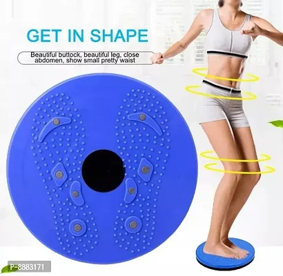 2 in 1 tummy twister cum acupressure mat with magnets for Ab Exerciser  (Blue)-thumb0