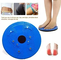 2 in 1 tummy twister cum acupressure mat with magnets for Ab Exerciser  (Blue)-thumb2