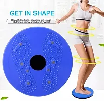 2 in 1 tummy twister cum acupressure mat with magnets for Ab Exerciser  (Blue)-thumb3