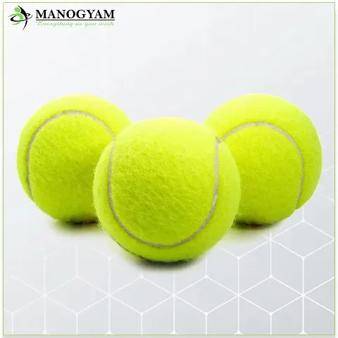 Cricket Tennis Ball for Cricket Tournament,Street Match Lawn Cricket Soft Tennis Cricket Tennis Ball  (Pack of 3, Green)