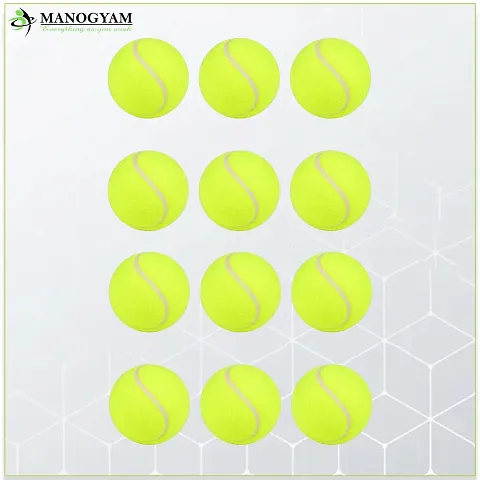 Cricket Tennis Ball for Cricket Tournament,Street Match Lawn Cricket Soft Tennis Cricket Tennis Ball  (Pack of 12, Green)