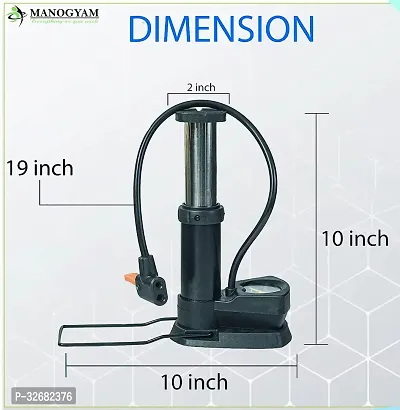 Mini Bicycle Bike Pump with Presta and Schrader Valves-thumb2