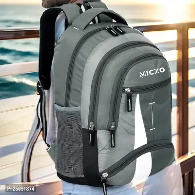 Medium 30 L Laptop Backpack Waterproof/School Bag for boys and girls/College Bag for stylish kids waterproof backpack color  Black-thumb0