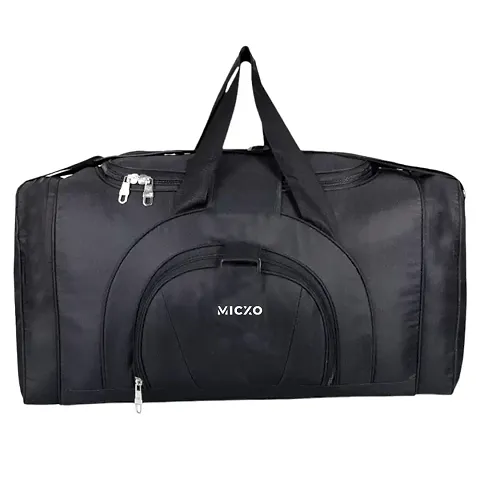 60 L Hand Duffel Bag  High-Quality Fabric Travel Duffel Bags - Perfect Unisex Travel Companion -Black- Large Capacity