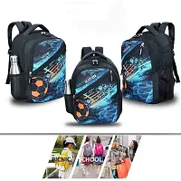 20L Seamless Printed Cartoon Best Stylish Waterproof Lightweight Casual/Picnic/Tuition/School Bag/Backpack for Children Boys And Girls-thumb2