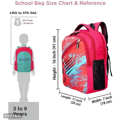 20L Seamless Printed Cartoon Best Stylish Waterproof Lightweight Casual/Picnic/Tuition/School Bag/Backpack for Children Boys And Girls-thumb4