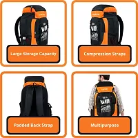 Fur MICXO 55 LTR Rucksack Travel Backpack Bag for Trekking, Hiking with Shoe Compartment-thumb1