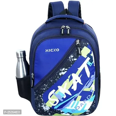 Medium 30 L Backpack GIRLS MANS Polyester 30 L DESIGNER PRINT School Backpack for Girls Mans  (Blue)-thumb0