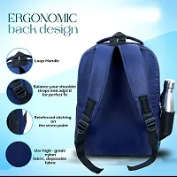 Medium 30 L Backpack GIRLS MANS Polyester 30 L DESIGNER PRINT School Backpack for Girls Mans  (Blue)-thumb1