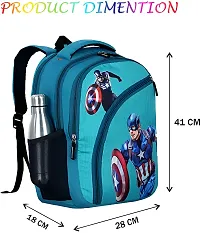 Stylbase 16 inches Kids 3D Cartoon Backpack 3 Compartments-thumb3