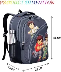 Stylbase 16 inches Kids 3D Cartoon Backpack with 4 Compartments-thumb3