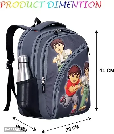 Stylbase 16 inches Kids 3D Cartoon Backpack with 4 Compartments-thumb4