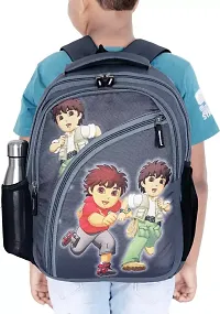 Stylbase 16 inches Kids 3D Cartoon Backpack with 4 Compartments-thumb1