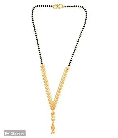 PS CREATION Gold Plated Simple Look Mangalsutra For Women  Girls