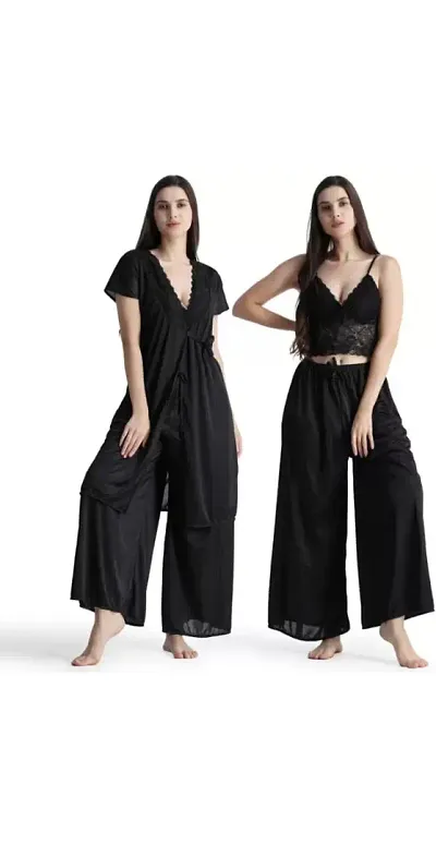 New In Satin Nightdress Women's Nightwear 