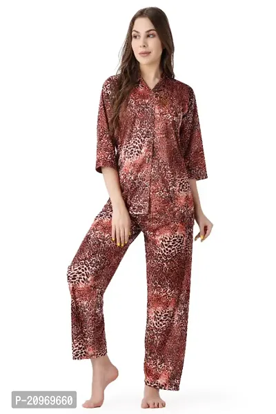 Women Printed Night Suit