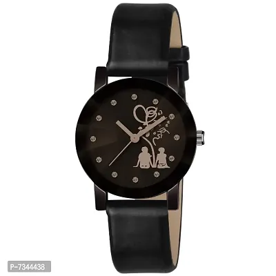 Classy Genuine Leather Analog Watches for Womens