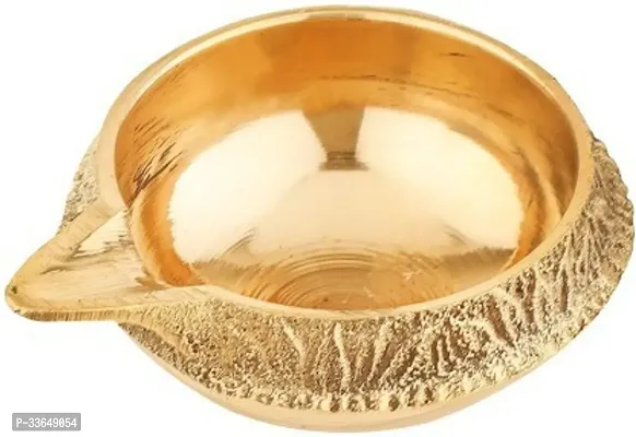 Classy Brass Table Diya (Height- 1 Inch)