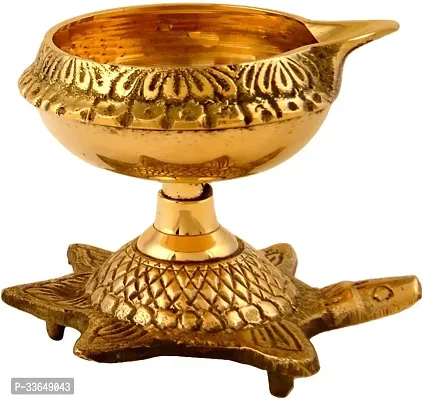 Classy Brass, Copper Table Diya (Height- 1.5 Inch)-thumb0