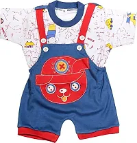 Babeezworld Dungree Romper for Boys and Girls (Pack of 2)-thumb1