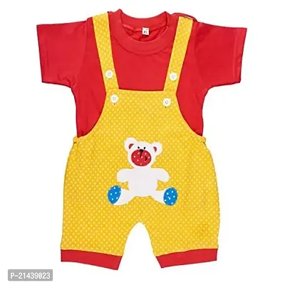 babeezworld Pure Cotton Dungaree for Boys and Girls-thumb5