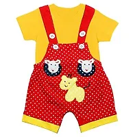 babeezworld Pure Cotton Dungaree for Boys and Girls-thumb4