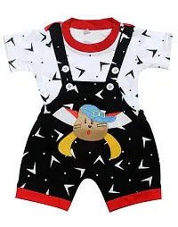 babeezworld Dungaree for Boys  Girls Casual Printed Pure Cotton-Pack of 2 (9101990001213-$P;)-thumb3