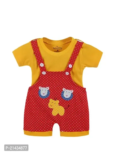 babeezworld Dungaree for Boys  Girls Casual Printed Pure Cotton