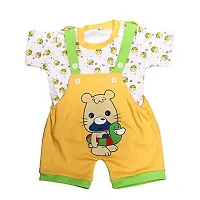 babeezworld Dungaree for Boys  Girls Casual Printed Pure Cotton-Pack of 2 (9101990001213-$P;)-thumb2