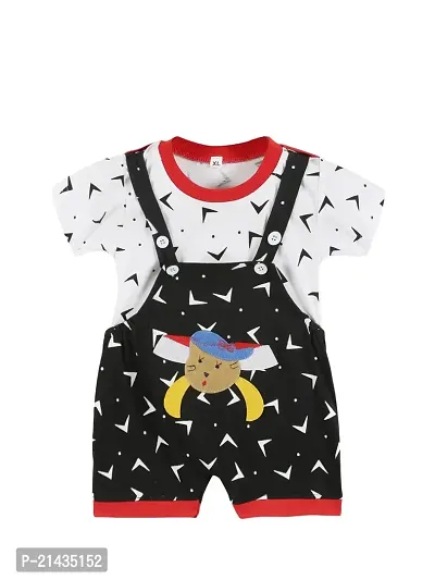 babeezworld Dungaree for Boys  Girls Casual Printed Pure Cotton-thumb0