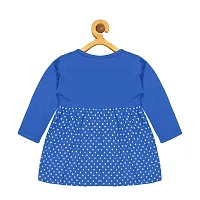 babeezworld Baby Girl Cotton Dress - Full Sleeves Knee Length fit and Flare Frock jhabla Regular fit top Pack of 2-thumb3