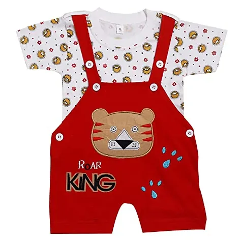 babeezworld Dungaree for Boys Girls Casual Pure