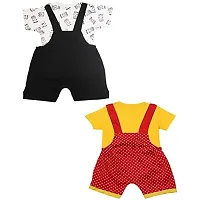 babeezworld Pure Cotton Dungaree for Boys and Girls-thumb1