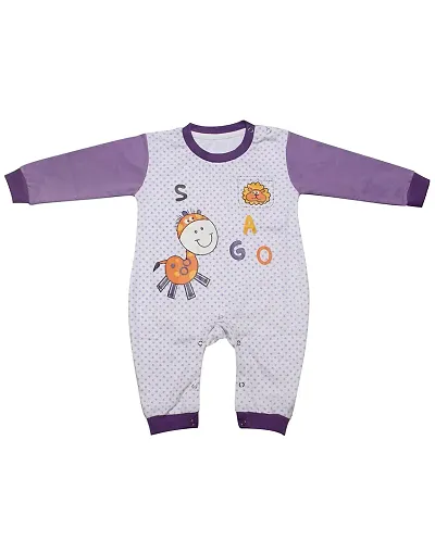 Babeezworld Baby Full Sleeve Diaper Friendly Romper for Boy's Girl's